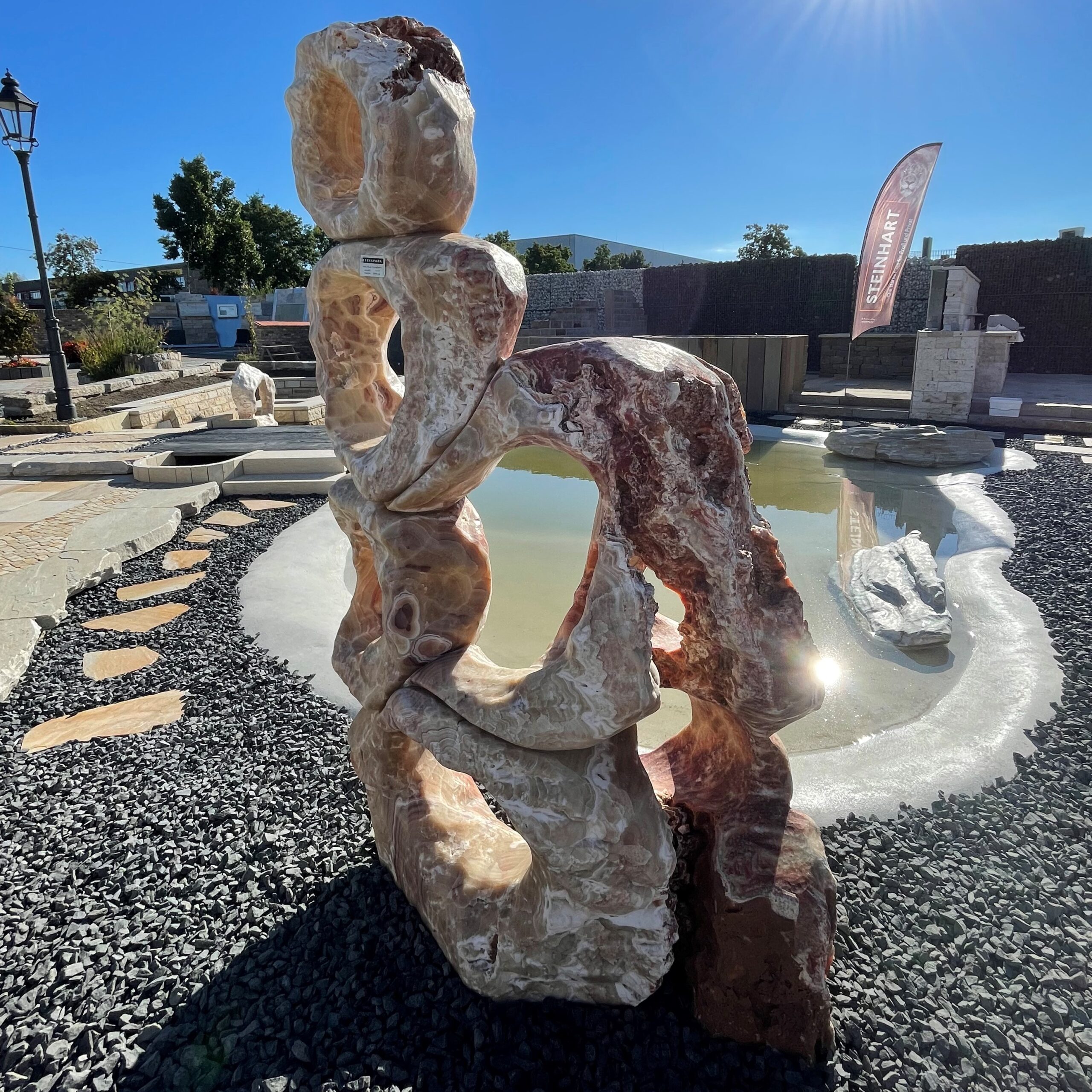 Zierfindling Circlestone bunt