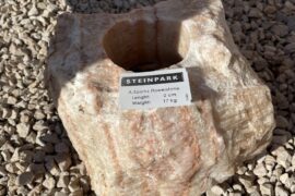 Zierfindling Flower Stone bunt