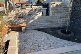 Neues Quarz-Sand Kleinpflaster Toskana 10x10x6-8 cm Reihenpflaster Neues Quarz-Sand Kleinpflaster Toskana 10x10x6-8 cm Reihenpflaster