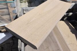 Quarz-Sandstein Poolplatte Toskana 80x30x4 cm gelblich-rötlich-beige-bunt