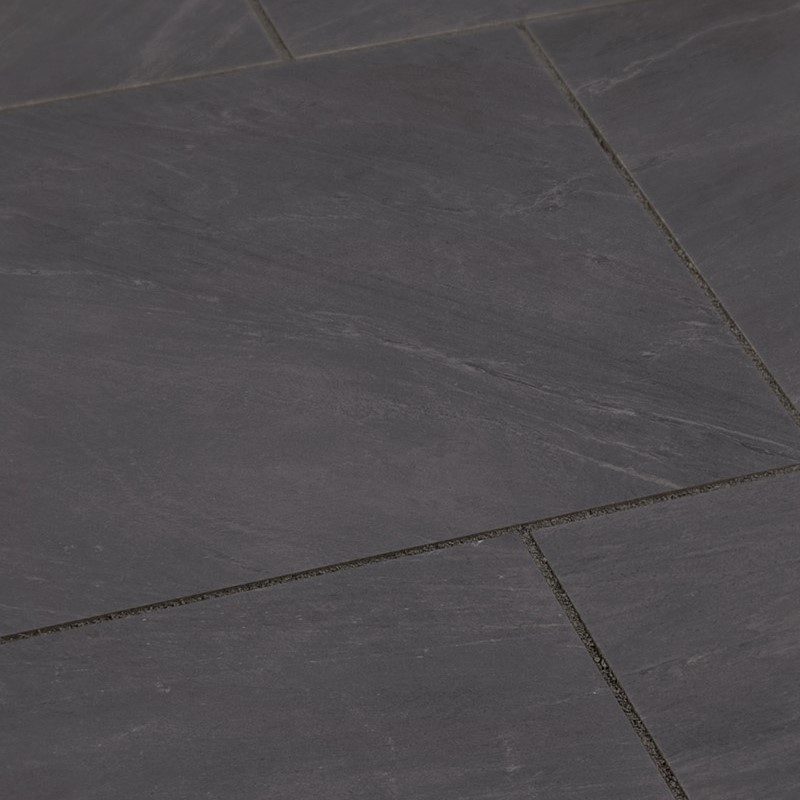 Keramikplatte Slate Grey 80x40x3 cm grau-anthrazit