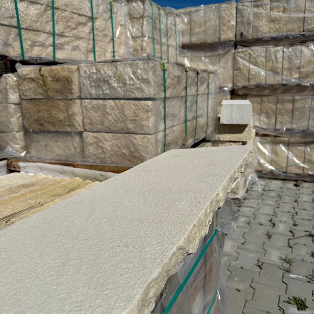 Quarz-Sandstein Abdeckplatte Golden Sun 4x28x100 cm gelblich-grün-bunt